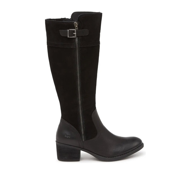 New Without Tag BOC Black Leather Boots Size 9 - Picture 6 of 8